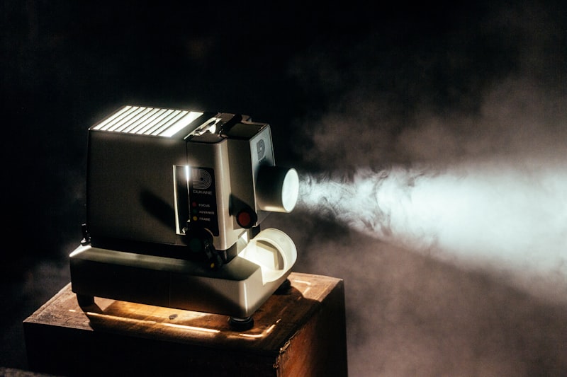 Cinema projector room